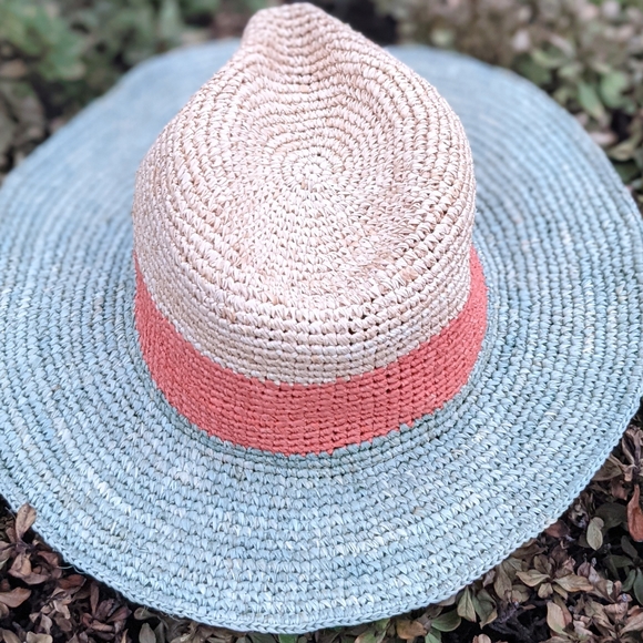 Sun N Sand woven hat tri-color - Picture 7 of 11